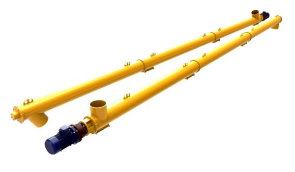 Шнековий транспортер ТШ-108х6М для сільськогосподарської промисловості